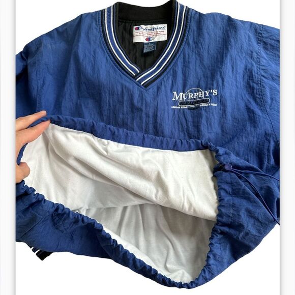 Vintage Murphys Bleachers Windbreaker Pullover Chicago Wrigley Champion Jacket - Picture 7 of 16